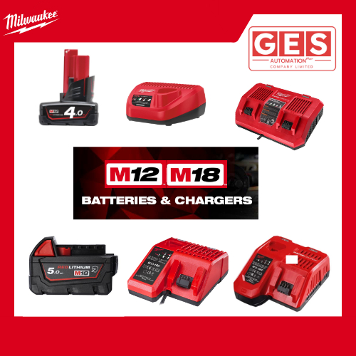 🔥Milwaukee M12 BATTERIES & M18 BATTERIES & CHARGERS แบตเตอรี่