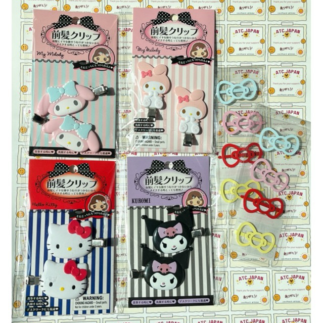 💝พร้อมส่ง:กิ๊บติดผม Sanrio ของแท้จากประเทศญี่ปุ่น - รูปที่ 4