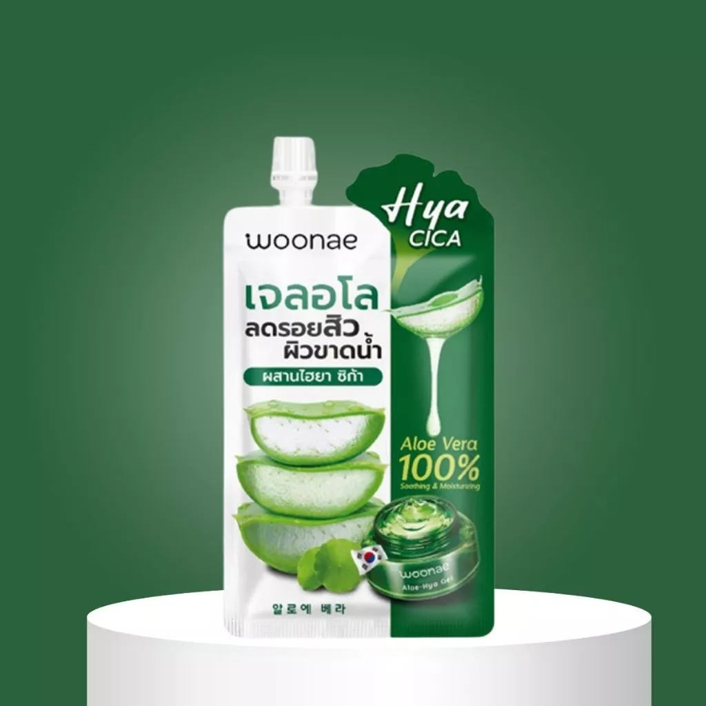 (แบบซอง) Woonae skin care and serum  วูเน่ สกิน สกินแคร์ และ เซรั่ม 40-50g. thumbnail 6