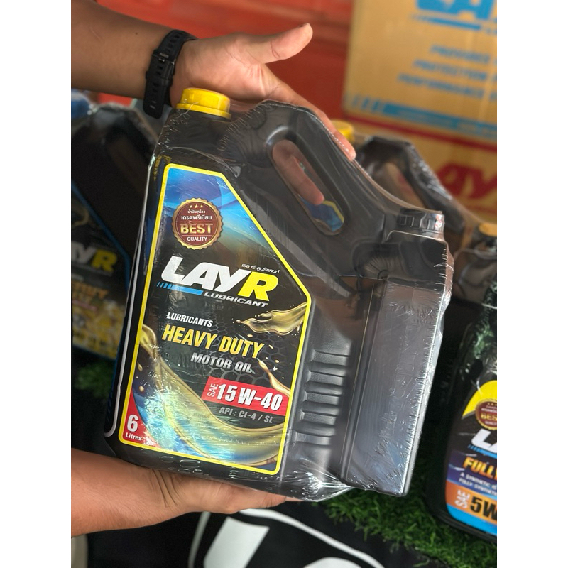 น้ำมันเครื่องสังเคราะห์100% 15W-40 ❗️ฟรีสติกเกอร์ทุกชุด❗️