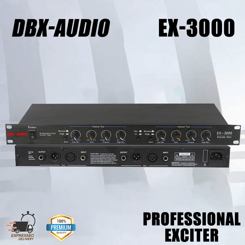 DBX-AUDIO EX-3000 Exciter, Mid-Treble Booster, MAXIMIZER Digital Audio Tuning, Sound Audio Exciter โ