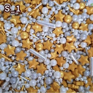น้ำตาลแต่งเค้ก 10 - 30 กรัม มีให้เลือกหลากหลายค่ะ