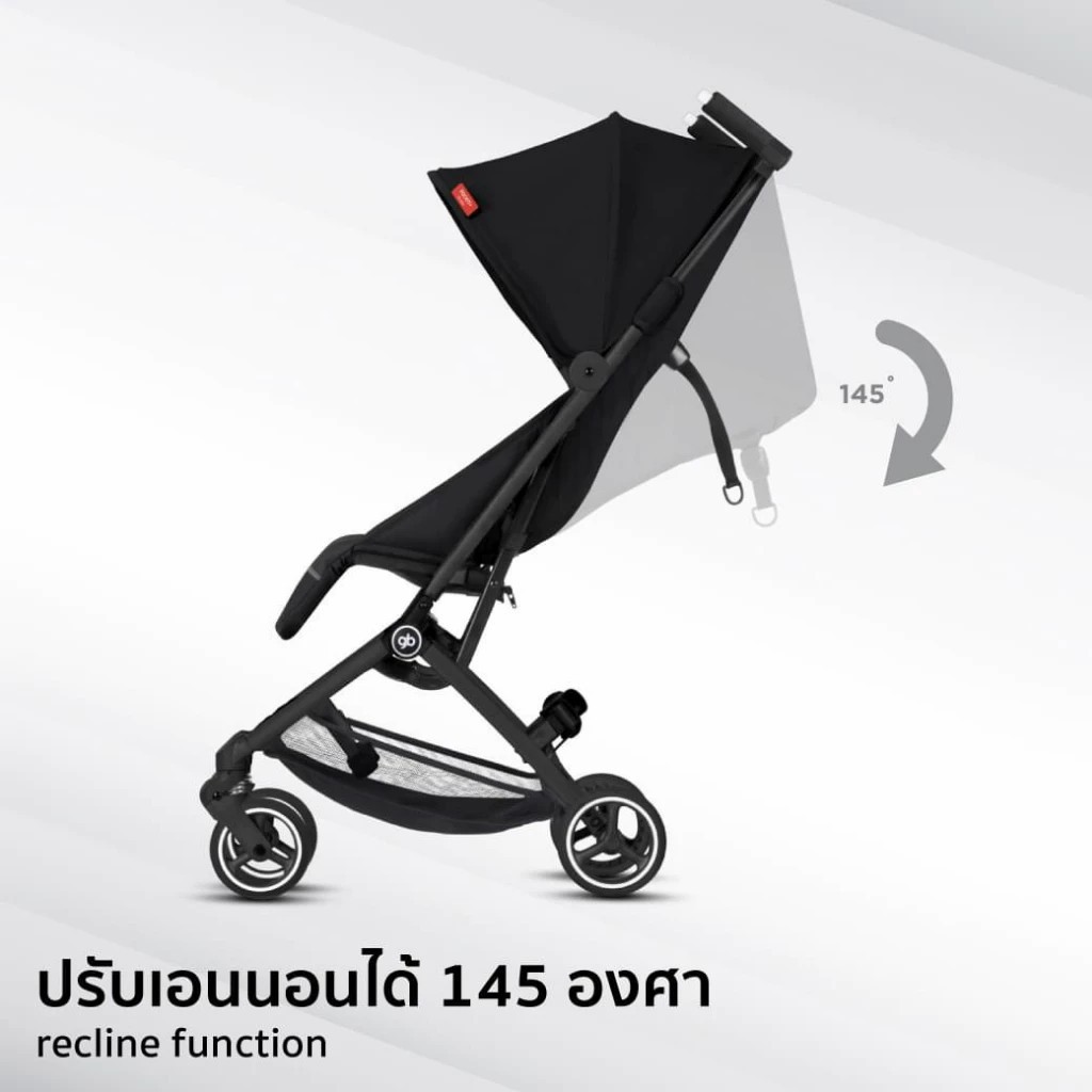 gb รถเข็นเด็ก พับเล็กขึ้นเครื่องบินได้ รุ่น Pockit All-City สำหรับเด็ก 6 เดือน – 5 ขวบ - รูปที่ 3