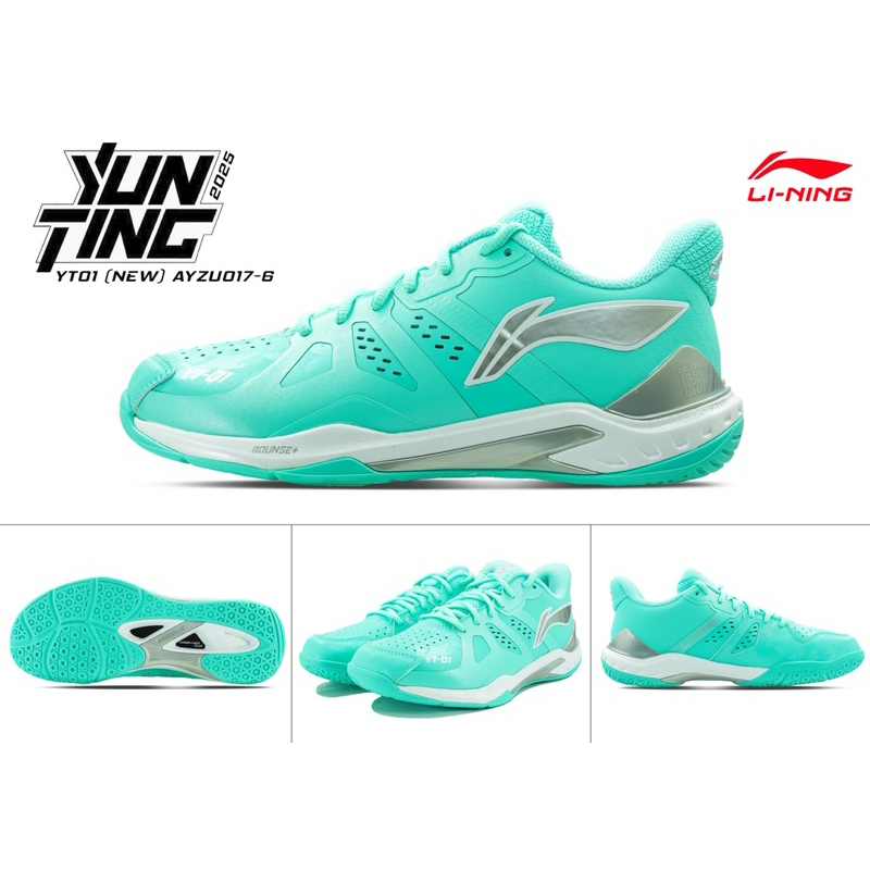 ⚡️รุ่นฮิต💫 LI-NING รองเท้าแบดมินตัน รุ่น 𝗬𝗨𝗡𝗧𝗜𝗡𝗚 (𝗬𝗧𝟬𝟭) 𝗡𝗘𝗪 ✨🔥 รหัส 𝗔𝗬𝗭𝗨𝟬𝟭𝟳-𝟲 ซัพพอร์ต หน้ากว้าง [ของแท้ 💯]