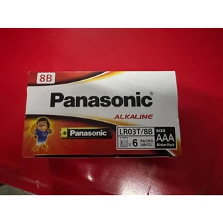 ด่วนมีจำนวนจำกัด!! ซื้อถ่านพานาโซนิค​แพ็ค 8 ก้อน ชนิดอัลคาไลน์ 6 แพ็ค แถม ถ่าน Neo Top ฟรี
