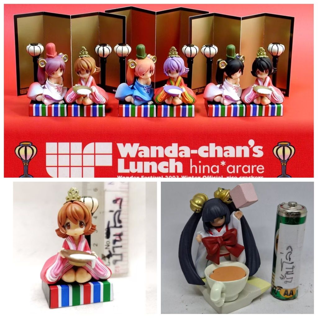 (แท้/มือ2)⭐Chobits Kotoko❤️Kaiyodo Gashapon Wanda-chan's Lunch Hina-arare Hina Doll Style Figure