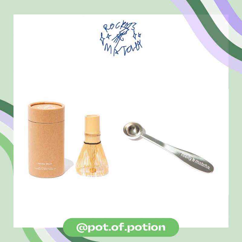 พร้อมส่ง rocky’s matcha — tea accessories