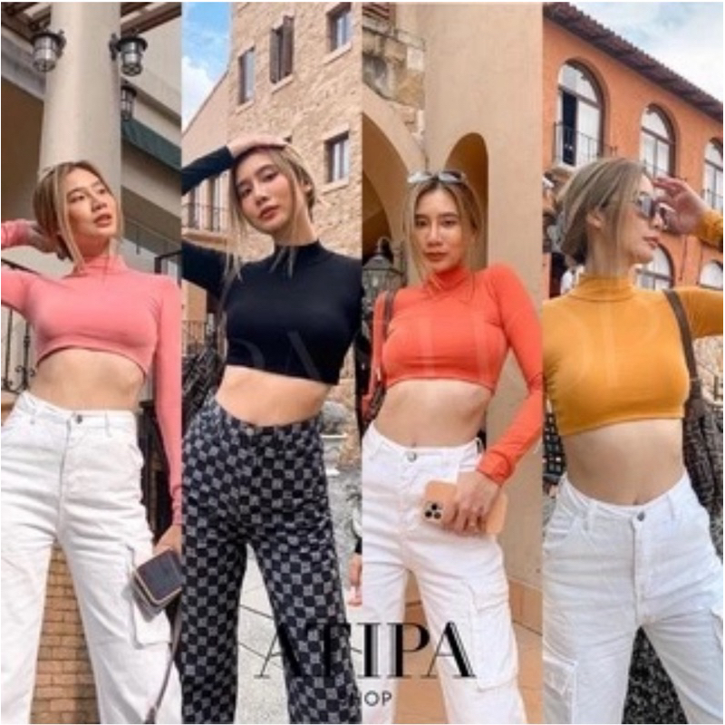 ATIPASHOP - TAMIE TOP เสื้อAtipaเสื้อคอเต่า
