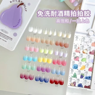 รวม6ตัวเลือก เซตสีเล็บเจลจีน🇨🇳 NAIL&YOLLY แบบตลับ ดอกไม้●กระต่าย●เป็ด●ลูกแพร์●โบว์●ดาว&เชอรี่