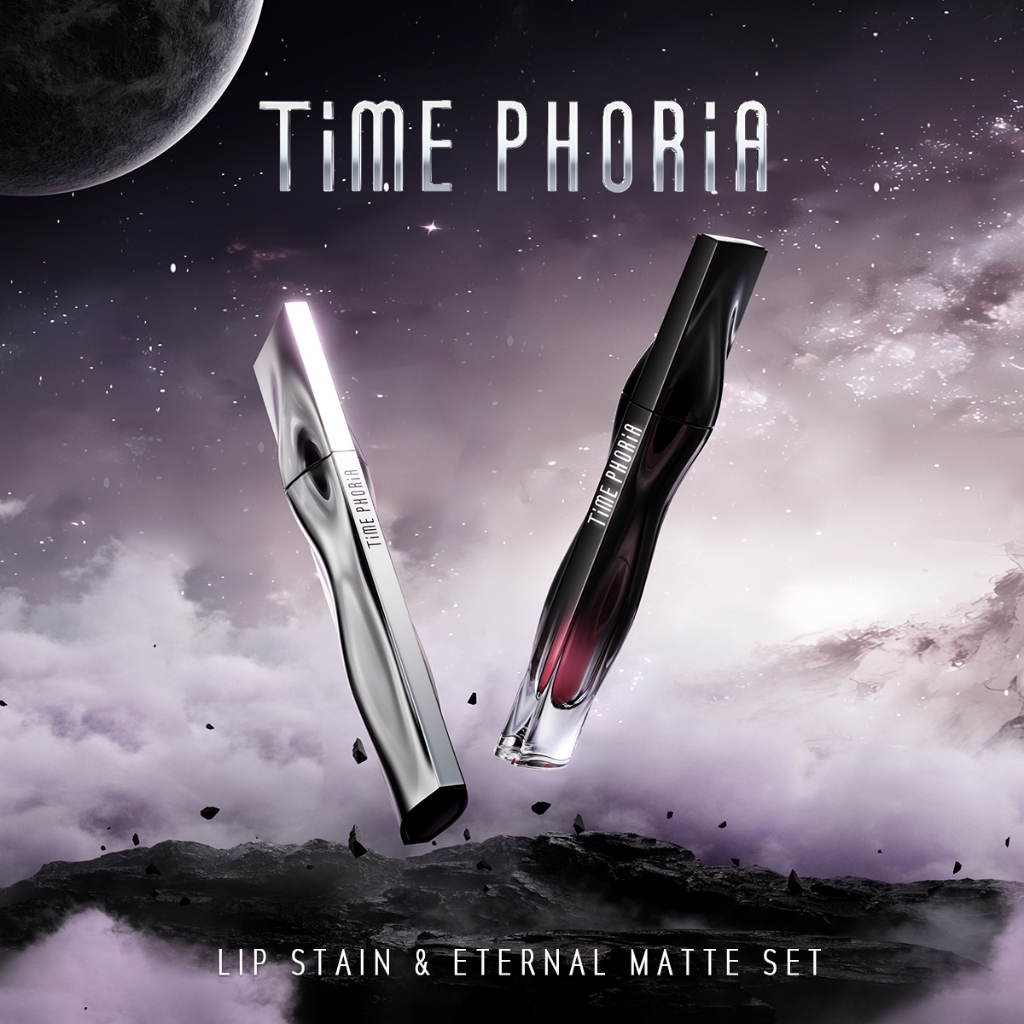 Time Phoria Stellar Dust Lip Stain #07 Quanta | Eternal Air Lip Matte Enchant 002