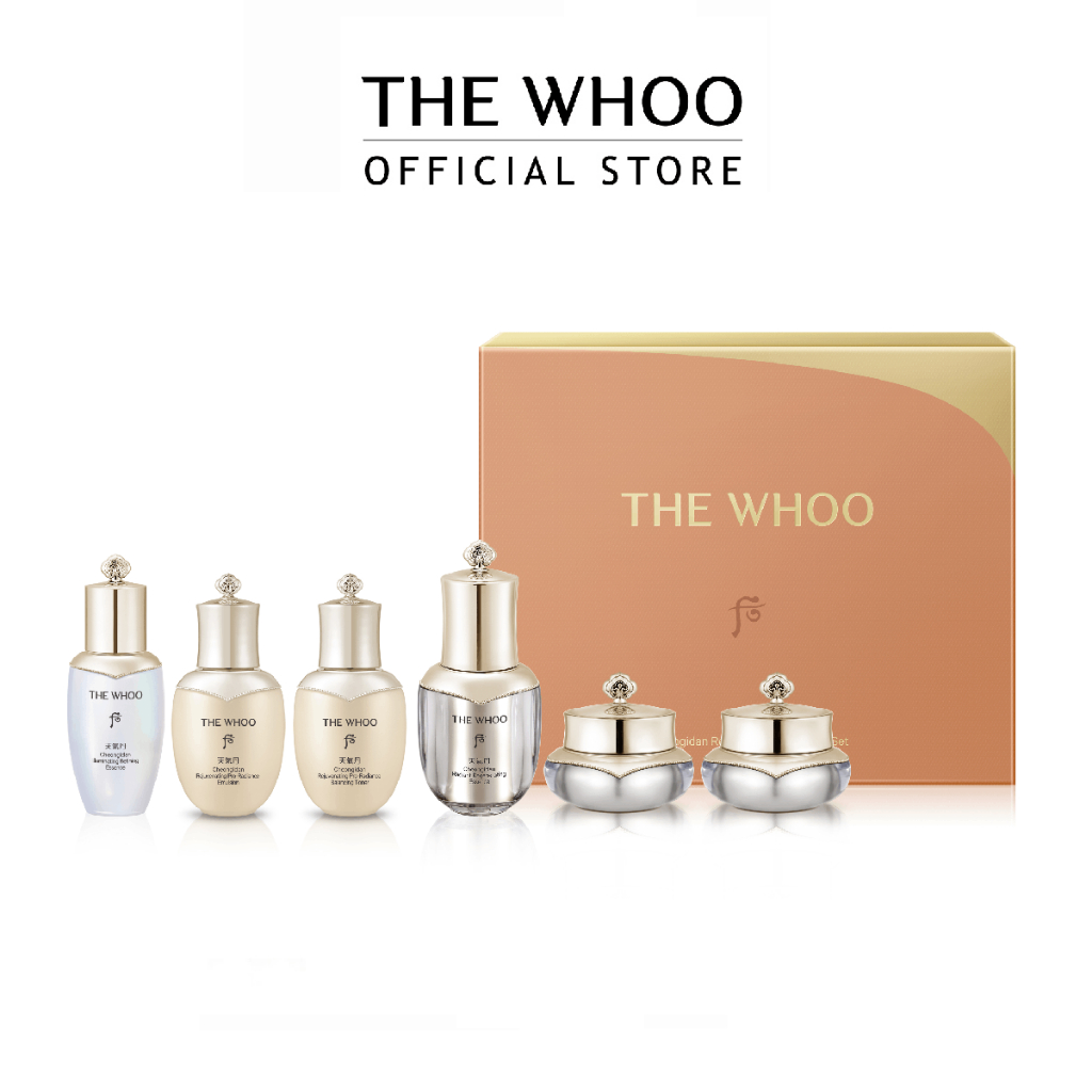 [Travel Set] THE WHOO CHEONGIDAN6PCS GIFT SET ชุดบำรุงผิวสูตรเนื้อสัมผัสเข้มข้น เกลี่ยง่าย อุดมไปด้วยส่วนผสม CheonGiBiDa