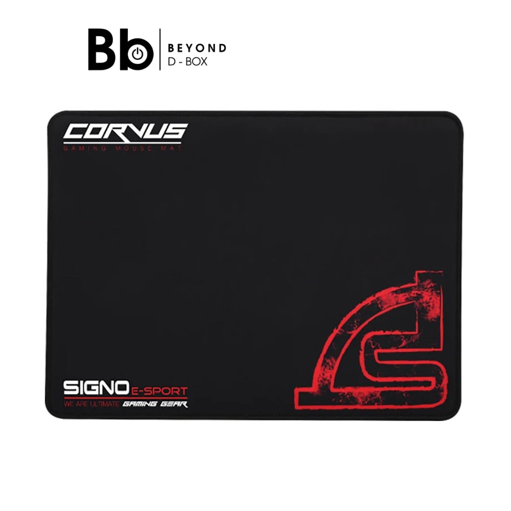 แผ่นรองเมาส์ Signo Gaming Mouse Mat CORVUS MT-310 Speed Edition (320 x 240 x 4 mm.) by BB Beyond D-Box