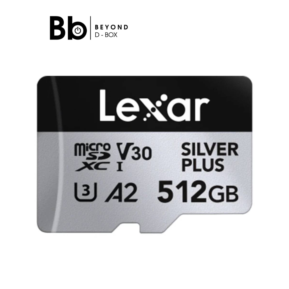 เมมโมรี่การ์ด Lexar MicroSDXC 512GB Professional Silver Plus Global by BB Beyond D-Box