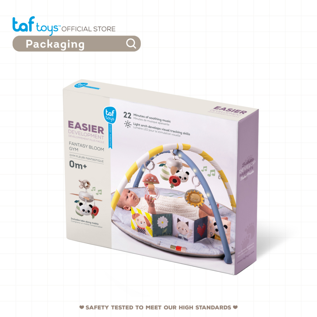 Taf Toys صالة لعب Melody Bloom Gym بموسيقى وأضواء — صورة 8