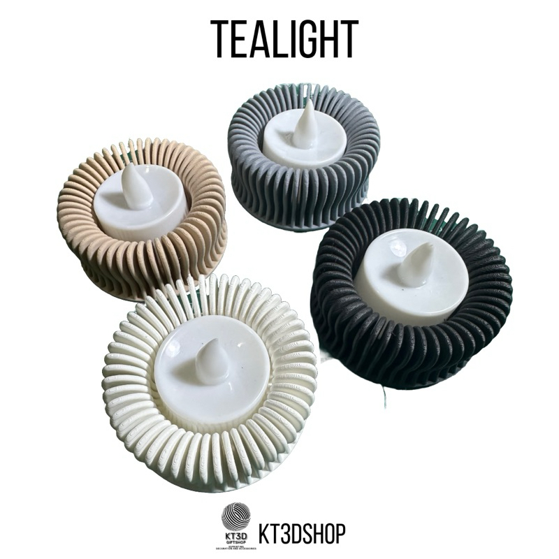 ถ้วยเทียนทีไลท์Led Tealight (3DPrint)