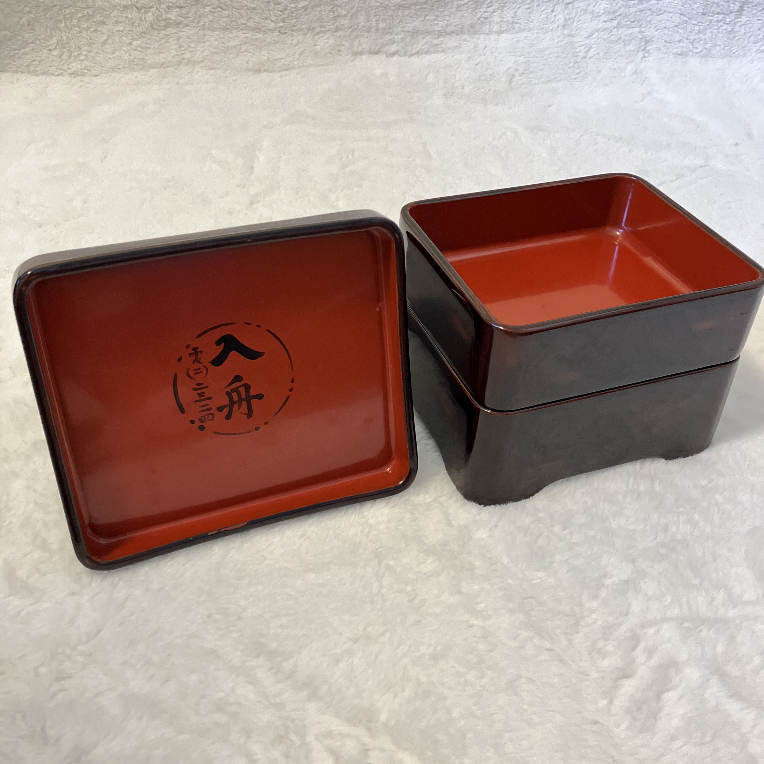 อูนาจู Japanese Traditional Style Lacquered Box Jubako Urushi shikki for Interior