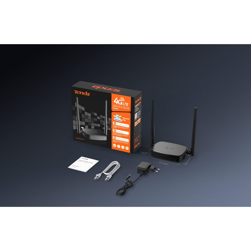 ROUTER TENDA 4G LTE N300 WI-FI 4G03 PRO