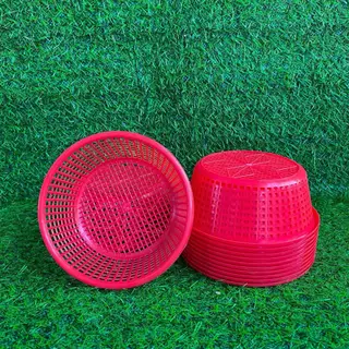 ตะกร้าขนมจีน (คละสี) เหมาะสำหรับปลูกผักไฮโดรโปรนิกส์หรือเพาะกล้า -เกษตรกรรมยั่งยืน