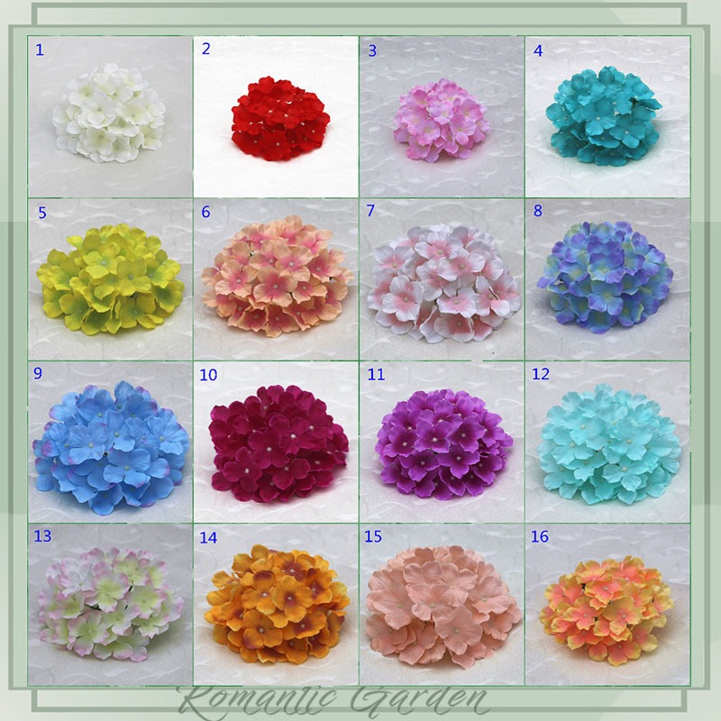 ดอกไฮเดรนเยียประดิษฐ์ขนาดใหญ่ ตกแต่งงานเฉลิมฉลอง ดอกไม้เทียมสำหรับแต่งบ้าน ตกแต่งห้องนั่งเล่น/ห้องครัว/วันปีใหม่