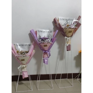 ขาตั้งช่อดอกไม้ สำหรับใส่ช่อธนบัตร ช่อดอกไม้แห้งและช่อดอกไม้สด