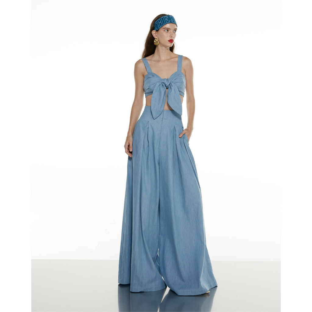 The SRT X15 (TPN270) Denim Wide Leg Pants