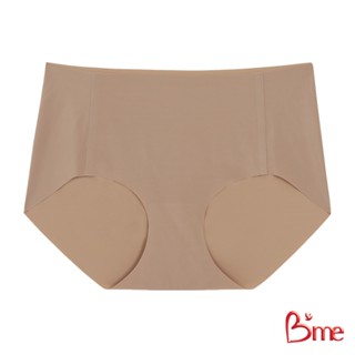 B'me กางเกงในเอวกลางไร้ขอบไร้ตะเข็บ รุ่น ME7090  สีนู้ด สีชม…