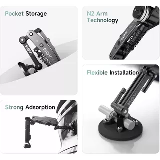 [กรุงเทพฯส่งด่วน] Movmax Blade Arm แขนจับกล้องกันสั่น สำหรับรถถ่ายภาพ ถ่ายวิดีโอนิ่ง ระดับมืออาชีพ