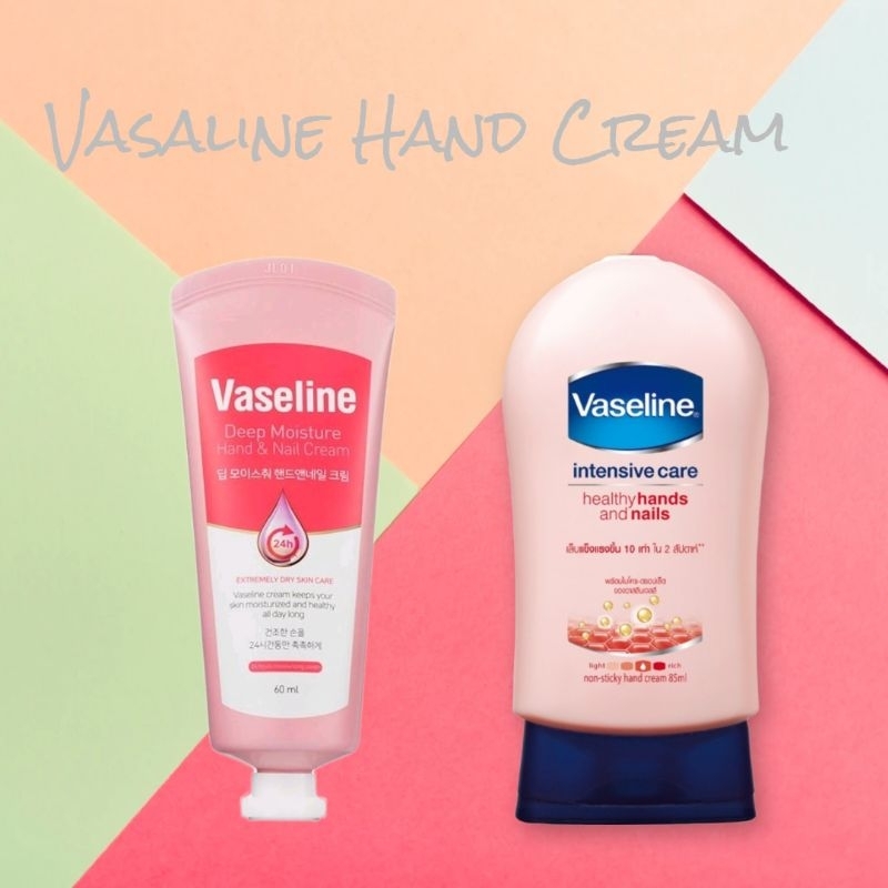 (พร้อมส่ง) วาสลีน ครีมทามือ บำรุงผิวมือและเล็บ (Vaseline Hand Cream)