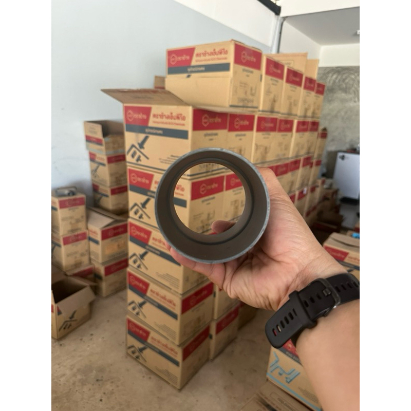 ข้อต่อตรง 3 นิ้ว สีเทา สำหรับท่อ PVC ขนาด 3 นิ้ว ตราช้าง ข้อต่อ ระบบน้ำ ราคา ถูกที่สุด ดีลบีเคเค แกลเลอรีภาพที่ 2