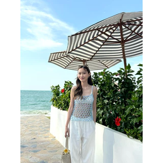 Lush Tank Top เสื้อตาข่ายไหมพรม sundaybkk.co (เฉพาะเสื้อด้านนอก)