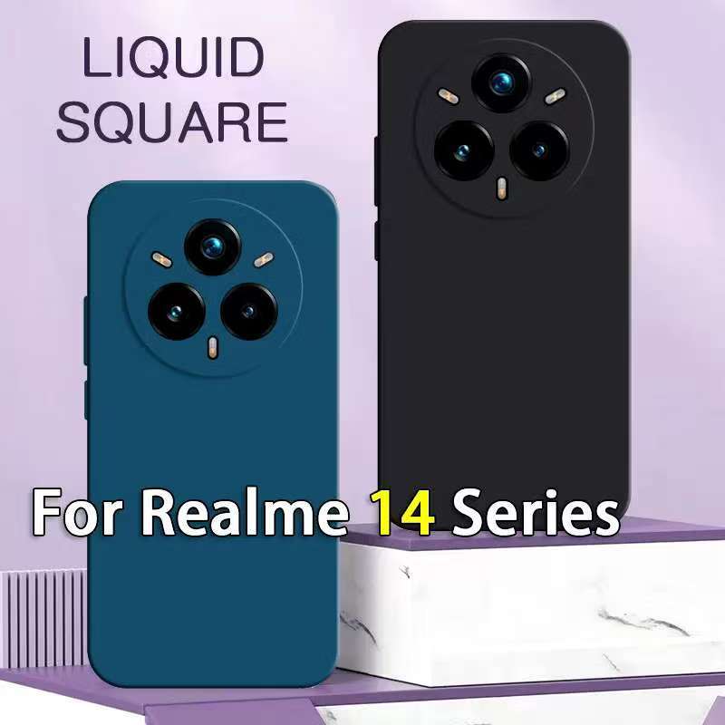 realme 14T 5Gตรงรุ่น(ส่งในไทย)เคสTPUนิ่มสีพาสเทลแบบคลุมกล้องRealme 14 5G/Realme 14 Pro/Realme 14 Pro+/Realme 14x 5G