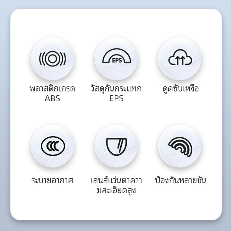 VOVOVA หมวกกันน็อคกันลมกันน้ำ UV400 สำหรับรถจักรยานยนต์ thumbnail 9