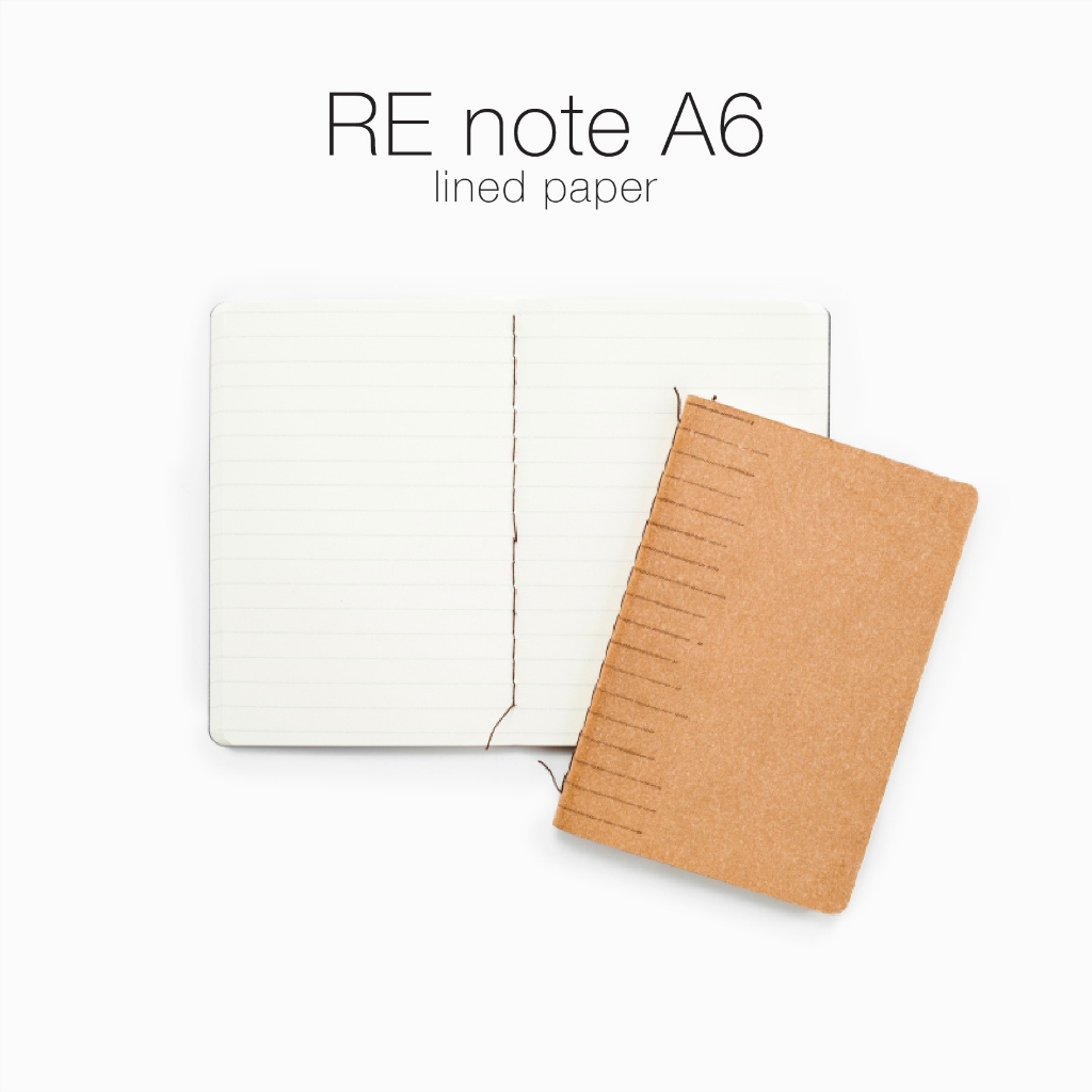 labrador REnote A6 (lined) สมุดโน๊ตปกหนังแท้รีไซเคิล A6 (มีเส้น) RES071