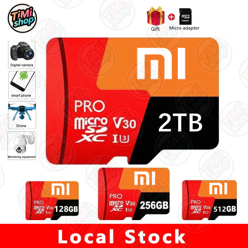 Xiaomi การ์ดหน่วยความจำ เมมโมรี่การ์ด ความจุ โทรศัพท์ กล้องวงจรปิดไร้สาย TF Card Memory Card Micro S