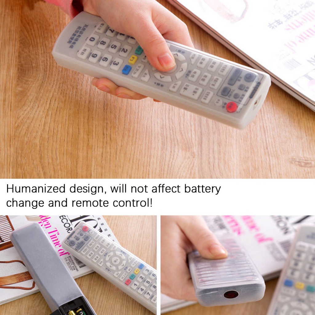 ของมาใหม่！ปลอกซิลิโคนรีโมททีวี แอร์ กันฝุ่น ซองไส่รีโมท สามขนาดให้เลือก - รูปที่ 6