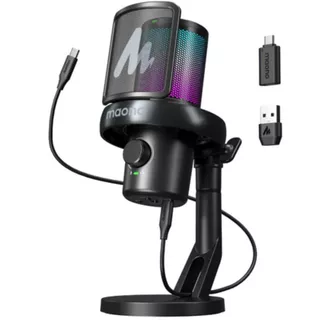 [กรุงเทพฯส่งด่วน] Maono Dm40 Pro ไมโครโฟนไร้สายสําหรับเล่นเกม condenser USB AI พร้อมปุ่มอัจฉริยะ