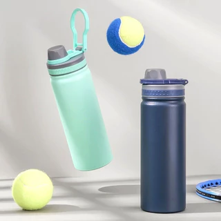 กระบอกน้ำเก็บอุณหภูมิ ขวดน้ำสแตนเลส SUS304 ขวดเก็บความร้อน/เย็น 530ml/750ml ความจุ พกพาได้