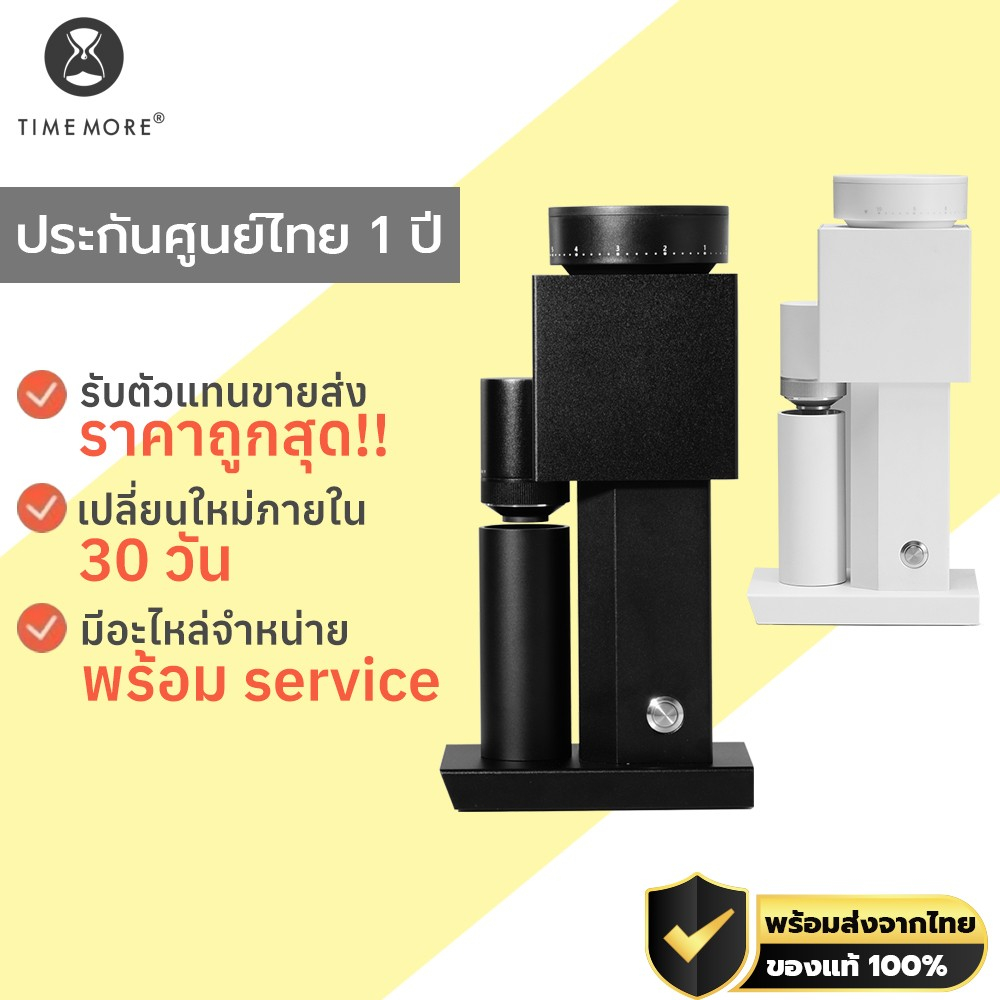 TIMEMORE  BRICKS 01S Electric Coffee Grinder เครื่องบดกาแฟไฟฟ้า เครื่องบดกาแฟเอสเพรสโซ่ ประกัน 1ปี
