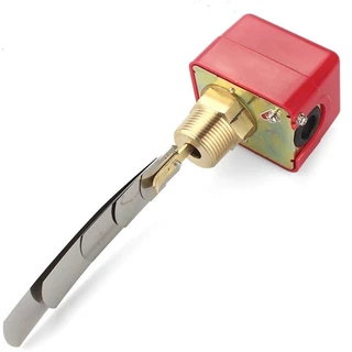 HFS-25 Flow Switch สวิทช์ใบพาย เกลียวทองเหลือง ตรวจจับการไหล โฟลว์สวิทช์ สำหรับท่อน้ำ 1นิ้ว