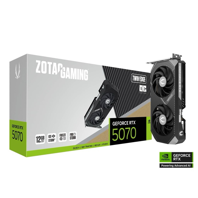 ZOTAC RTX 5070 TWIN EDGE OC 12GB สินค้าใหม่ มือ1 รับประกันศูนย์ไทย 3 ปี