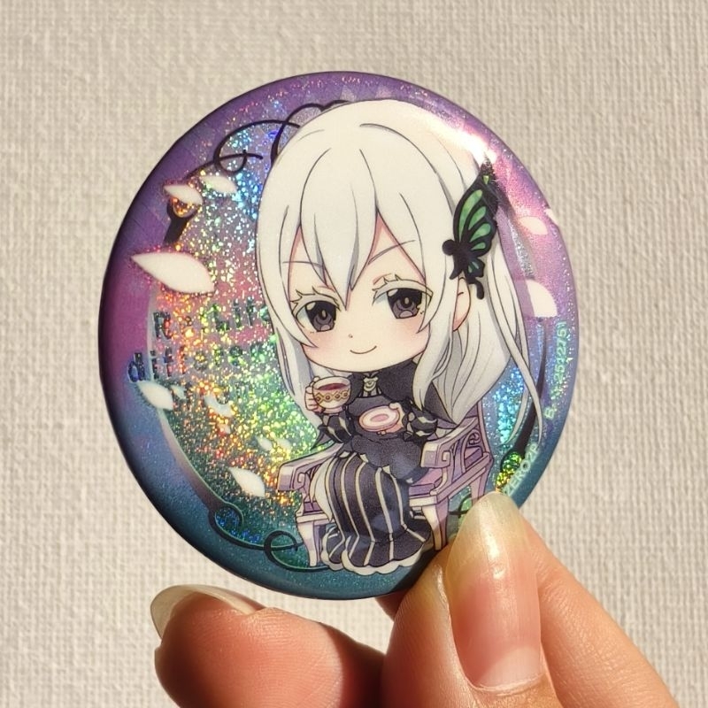 [พร้อมส่ง] Re:ZERO badge Echidna รีซีโร่ เข็มกลัด เอคิดน่า