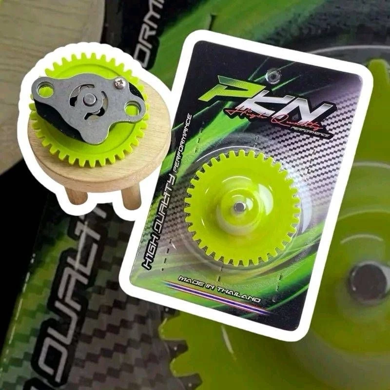 ปั๊มน้ำมันเครื่องแต่ง PKN สำหรับ LEAD / PCX160 / GIORNO เฟืองเขียว thumbnail 3