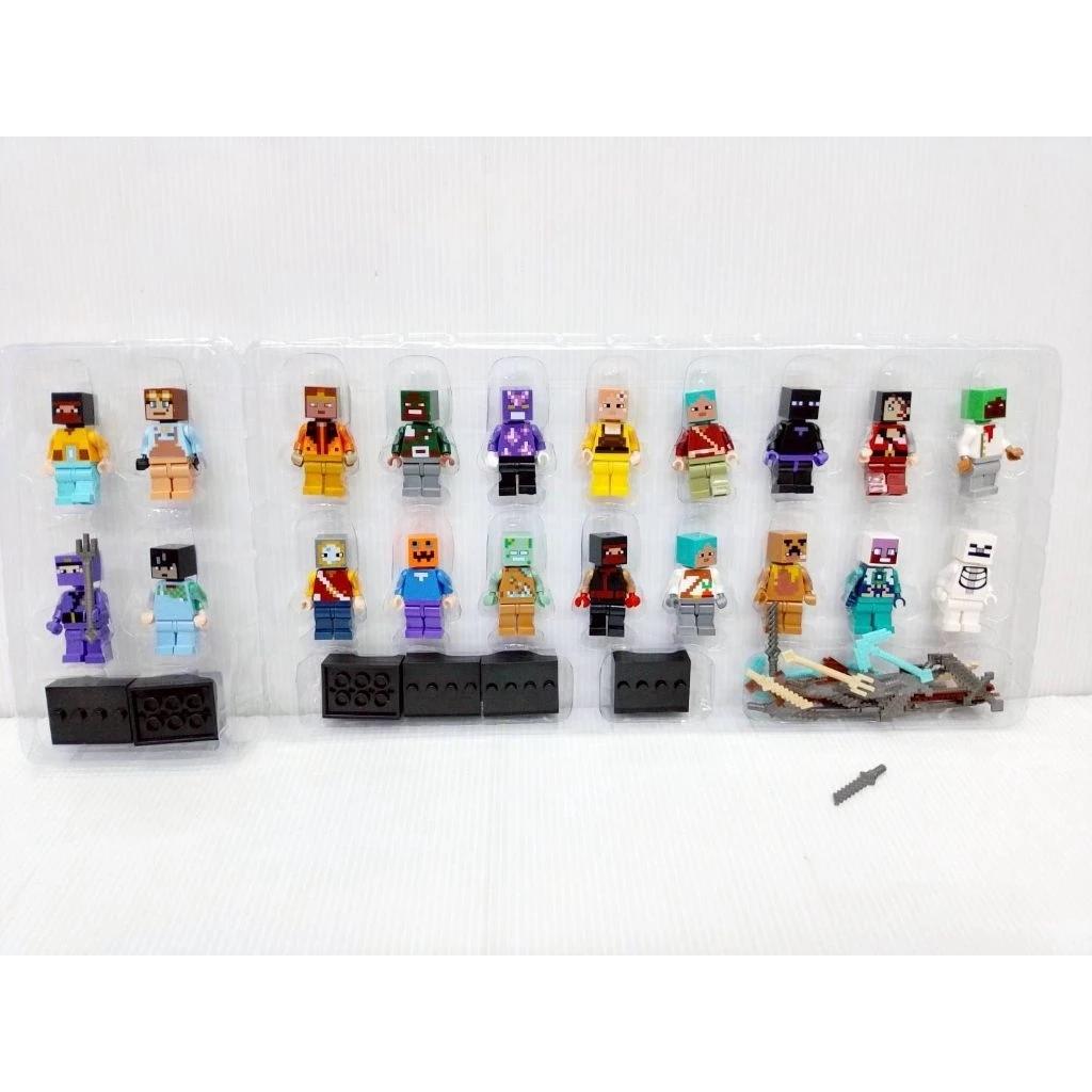 ชุดเลโก้ รวม มายคราฟ 24 ตัว 
Lego ขนาด มาตรฐาน ไม่ซ้ำตัว พร้อม อาวุธ thumbnail 3