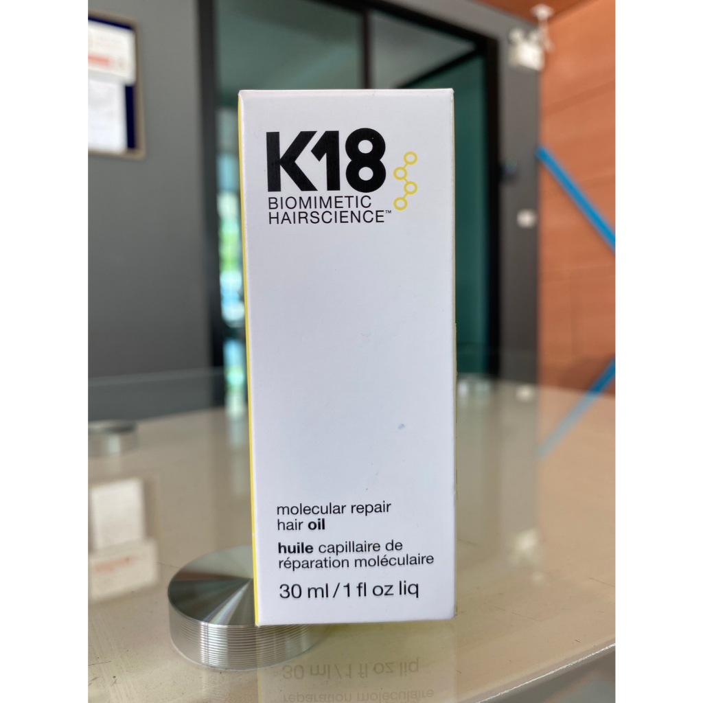 K18 molecular repair hair oil 10 30 ML.ออยบำรุงเส้นผม และ กันความร้อน สำหรับผมเสีย