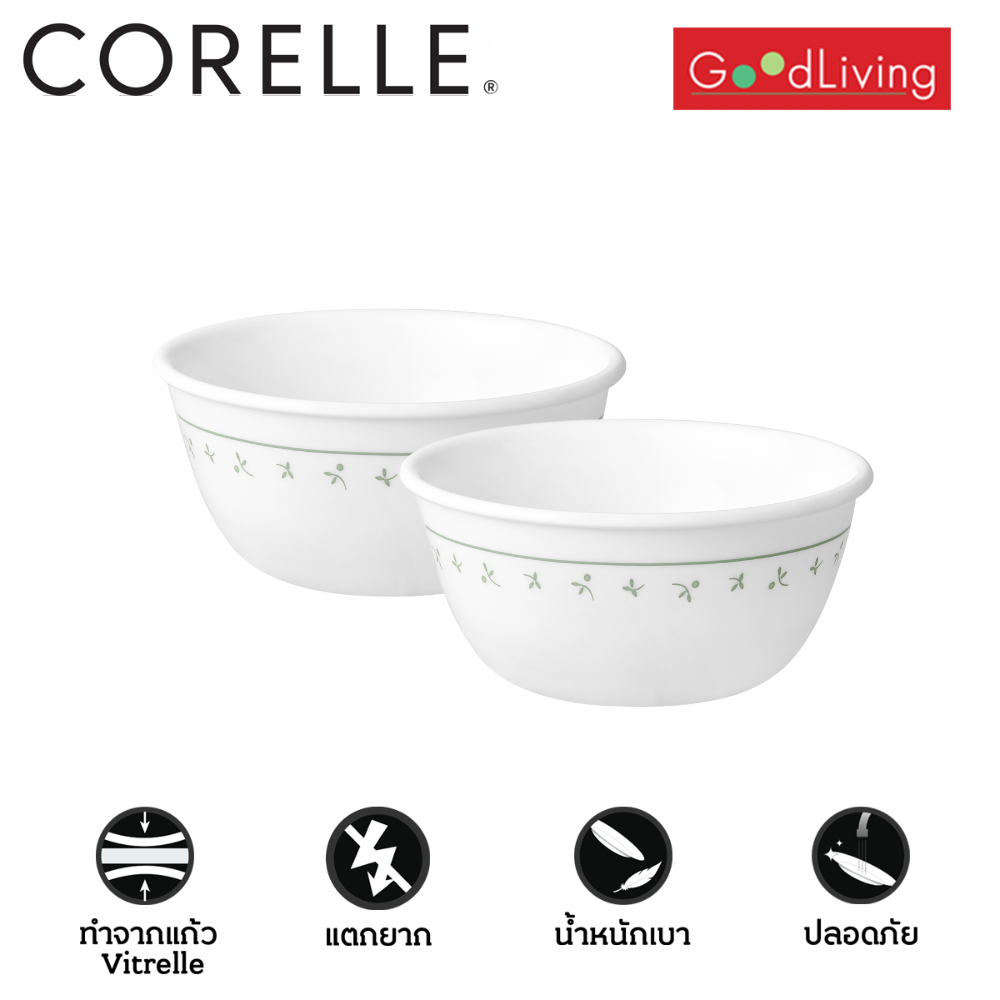 Corelle Sweet Berries ชามอาหาร 450 มล. ขนาด 4.8 นิ้ว (12 ซม.)จำนวน 2 ชิ้น / C-03-426-SWB-LP-2