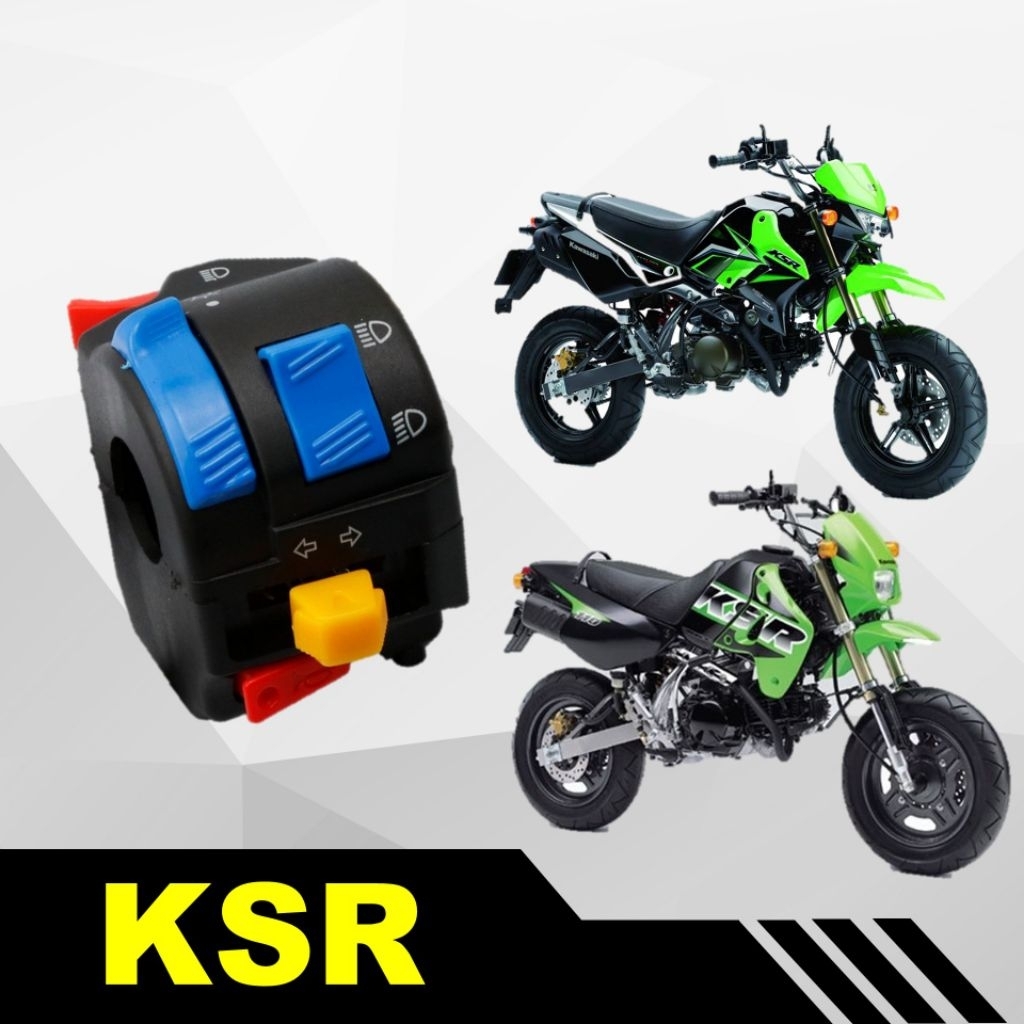 สวิทซ์แฮนด์แต่ง Ksr ตรงรุ่น ใส่ได้เลยไม่ต้องแปลงสาย ฟังก์ชั่นครบ
