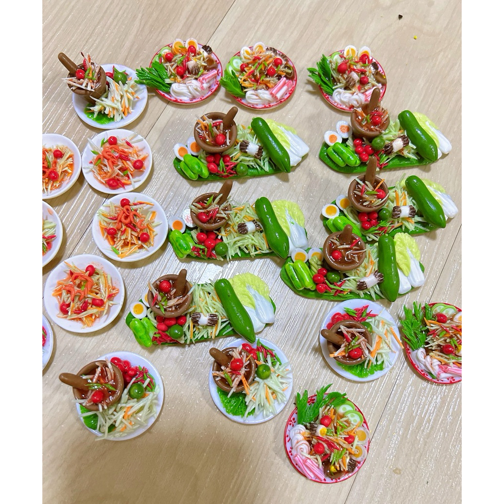 ต้มยำกุ้ง อาหารจิ๋ว เมนูใหม่🎉❤️ ราคา/ชิ้น