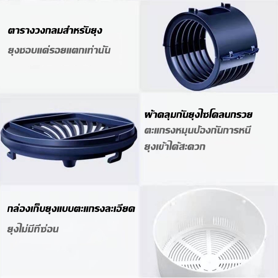 🏆รับประกัน10 ปี🏆 2025 รุ่นล่าสุด โคมไฟฆ่ายุง อัตราการฆ่ายุง99% แรงลมดูดยุง กำจัดยุงพื้นที่ใหญ่ เงียบไม่มีเสียงรบกวน - รูปที่ 6