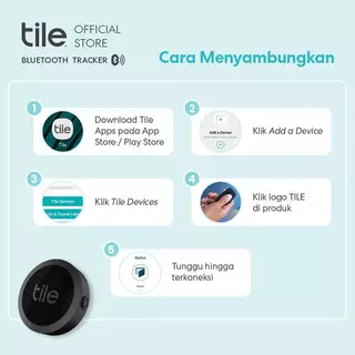 Tile Sticker 2022 | ตัวติดตามของหายขนาดจิ๋ว Bluetooth Tracker สำหรับรีโมท แว่นตา สัตว์เลี้ยง | ติดแน่น ใช้กับแอปมือถือ