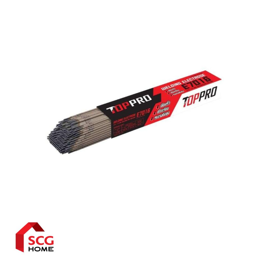 TOPPRO ลวดเชื่อมE7016 4.0mm. (1CAR=4PAC)